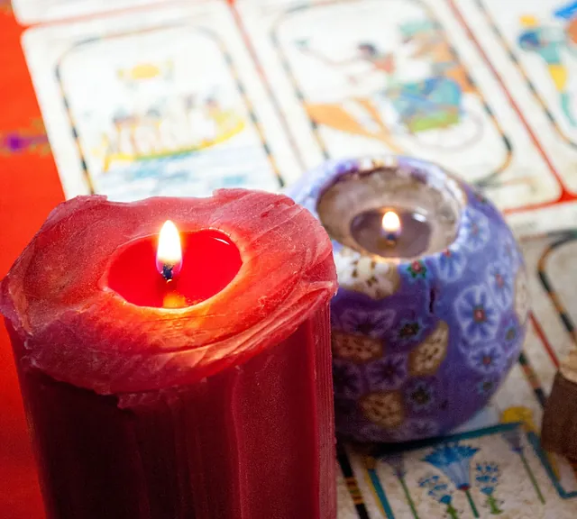 velas y tarot